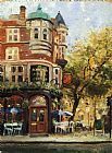 Bloomsbury Cafe by Thomas Kinkade