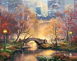 Central Park in The Fall by Thomas Kinkade