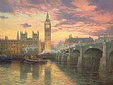 Thomas Kinkade - London painting