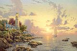 Thomas Kinkade - The Sea of Tranquility painting
