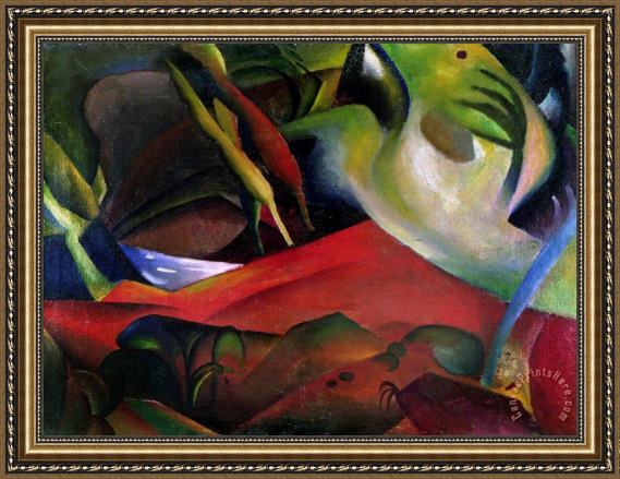 August Macke The Storm Framed Print August Macke The Storm Framed Print