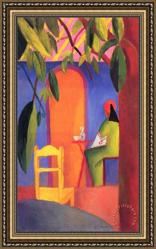 August Macke Turkish Cafe II Framed Print August Macke Turkish Cafe II Framed Print