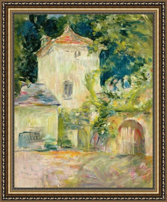 Berthe Morisot Pigeon Loft at the Chateau du Mesnil Framed Print Berthe Morisot Pigeon Loft at the Chateau du Mesnil Framed Print