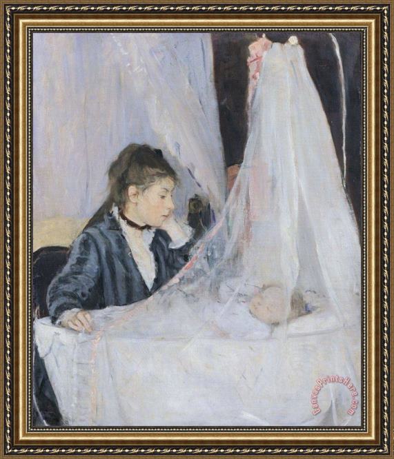 Berthe Morisot The Cradle Framed Print Berthe Morisot The Cradle Framed Print