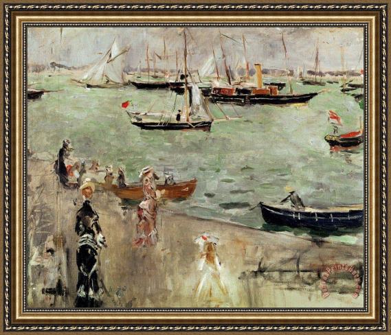 Berthe Morisot The Isle of Wight Framed Print Berthe Morisot The Isle of Wight Framed Print