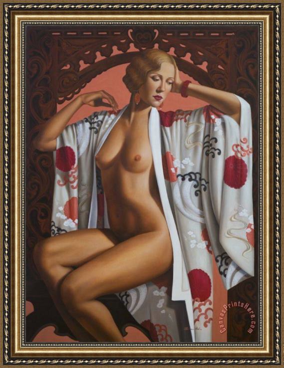 Catherine Abel Kimono Framed Print Catherine Abel Kimono Framed Print