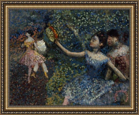 Edgar Degas Dancer with a Tambourine Framed Print Edgar Degas Dancer with a Tambourine Framed Print