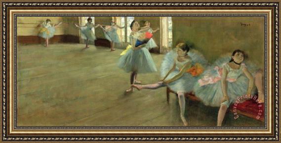 Edgar Degas Dancers in the Classroom Framed Print Edgar Degas Dancers in the Classroom Framed Print
