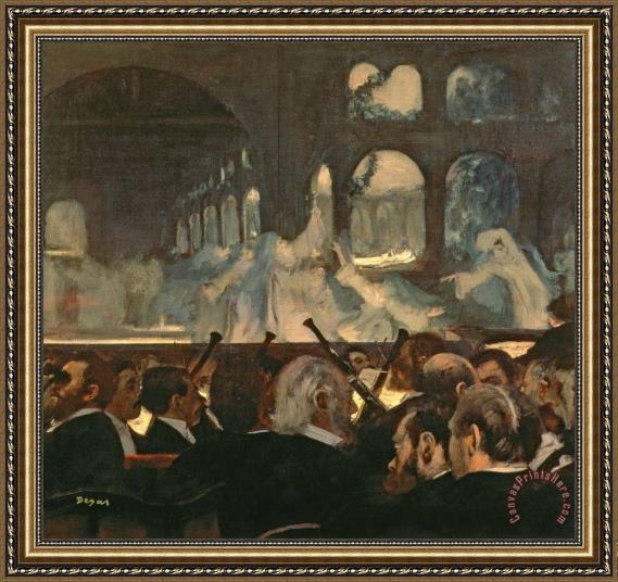 Edgar Degas The ballet scene from Meyerbeer's opera Robert le Diable Framed Print Edgar Degas The ballet scene from Meyerbeer's opera Robert le Diable Framed Print