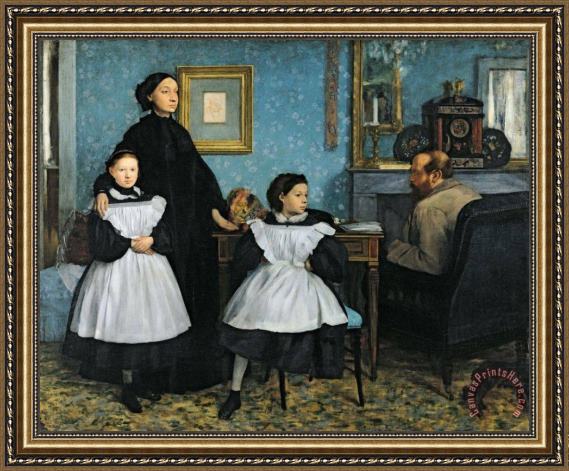 Edgar Degas The Bellelli Family Framed Print Edgar Degas The Bellelli Family Framed Print