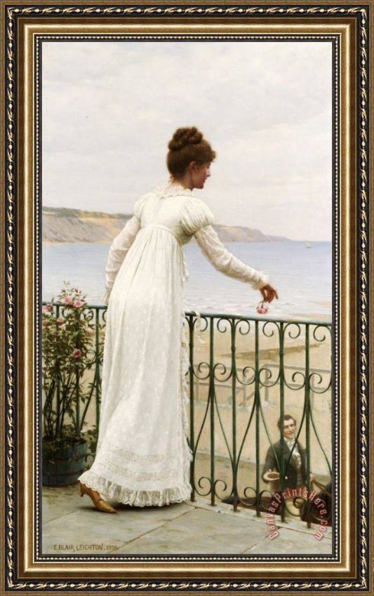 Edmund Blair Leighton A Favour Framed Print Edmund Blair Leighton A Favour Framed Print