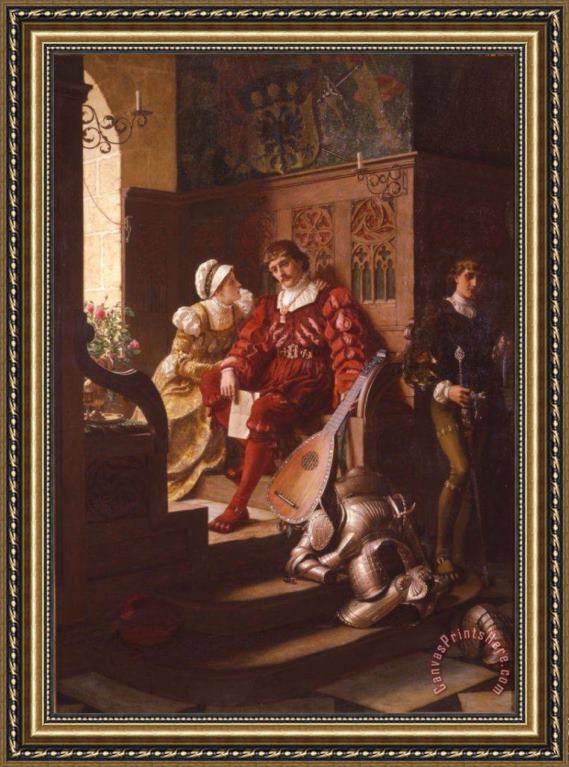 Edmund Blair Leighton Duty Framed Print Edmund Blair Leighton Duty Framed Print