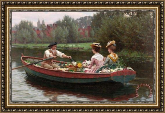 Edmund Blair Leighton Market Day Framed Print Edmund Blair Leighton Market Day Framed Print