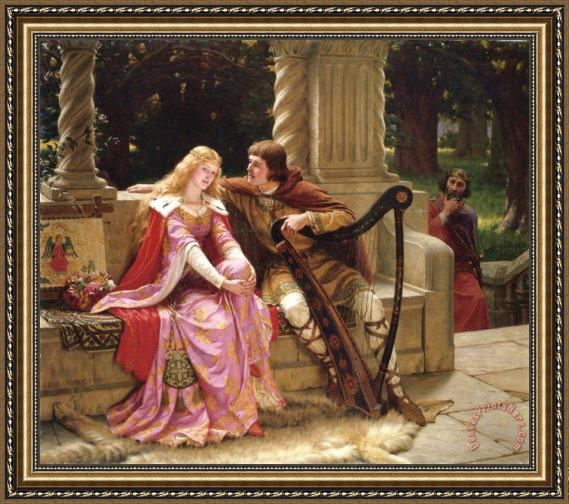 Edmund Blair Leighton The End of The Song Framed Print Edmund Blair Leighton The End of The Song Framed Print