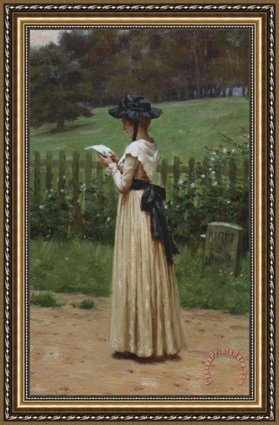 Edmund Blair Leighton The Love Letter Framed Print Edmund Blair Leighton The Love Letter Framed Print