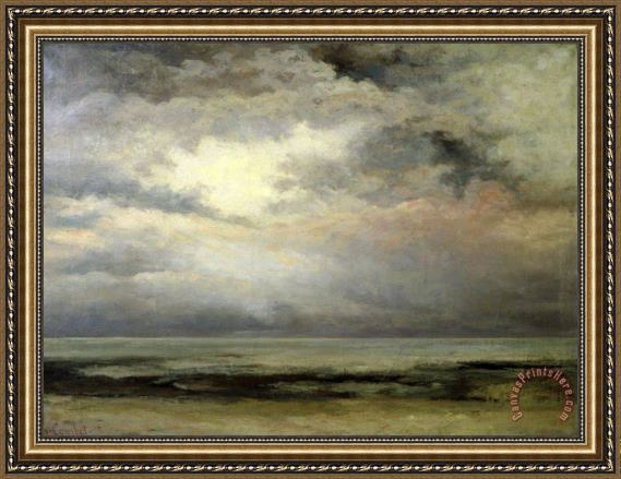 Gustave Courbet Immensity Framed Print Gustave Courbet Immensity Framed Print