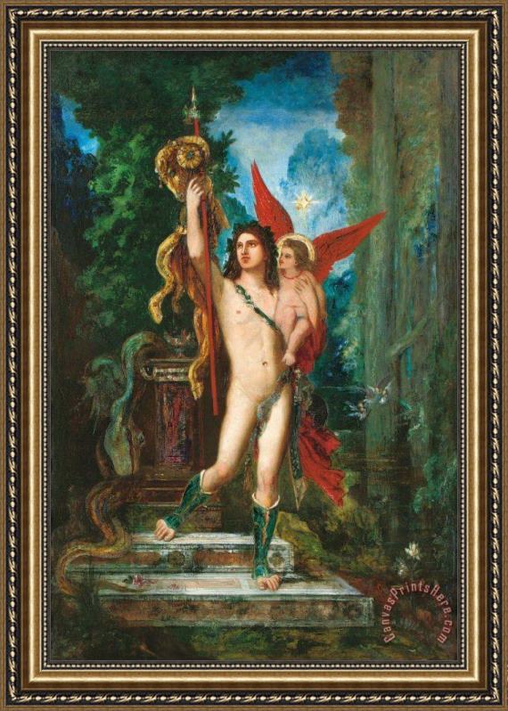 Gustave Moreau Jason And Eros Framed Print Gustave Moreau Jason And Eros Framed Print