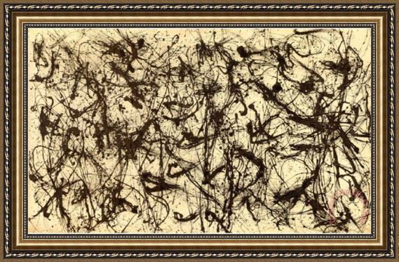 Jackson Pollock No 32 c.1950 Framed Print Jackson Pollock No 32 c.1950 Framed Print