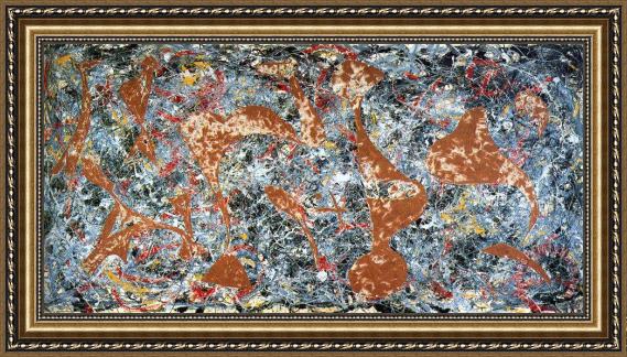 Jackson Pollock Number 7 c.1949 Framed Print Jackson Pollock Number 7 c.1949 Framed Print