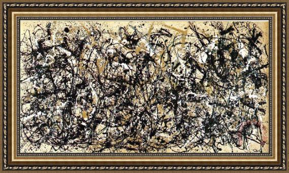 Jackson Pollock Untitled Iii Framed Print Jackson Pollock Untitled Iii Framed Print