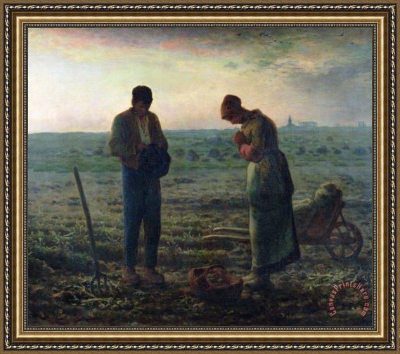 Jean-Francois Millet The Angelus Framed Print Jean-Francois Millet The Angelus Framed Print