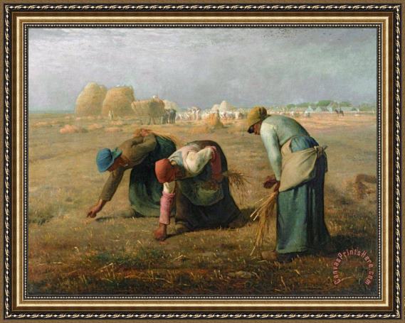 Jean-Francois Millet The Gleaners Framed Print Jean-Francois Millet The Gleaners Framed Print