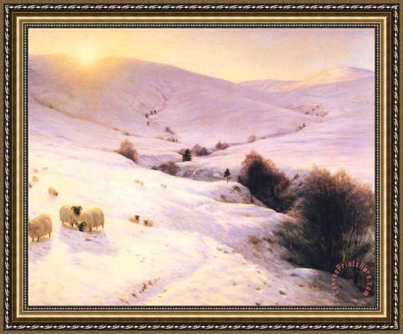 Joseph Farquharson And The Sun Peeped O'er Yon Southland Hills Framed Print Joseph Farquharson And The Sun Peeped O'er Yon Southland Hills Framed Print