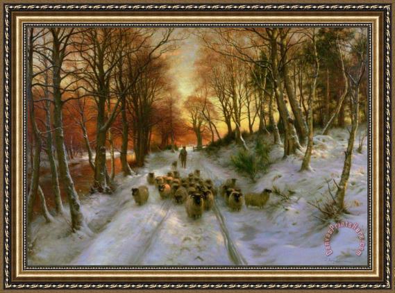 Joseph Farquharson Glowed with Tints of Evening Hours Framed Print Joseph Farquharson Glowed with Tints of Evening Hours Framed Print