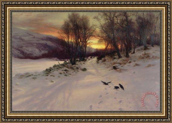 Joseph Farquharson When the West with Evening Glows Framed Print Joseph Farquharson When the West with Evening Glows Framed Print