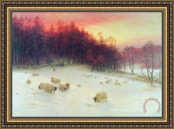 Joseph Farquharson When the West with Evening Glows Framed Print Joseph Farquharson When the West with Evening Glows Framed Print