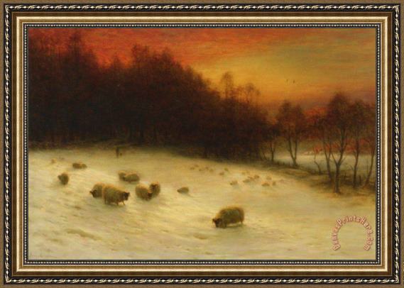 Joseph Farquharson When The West with Evening Glows Framed Print Joseph Farquharson When The West with Evening Glows Framed Print