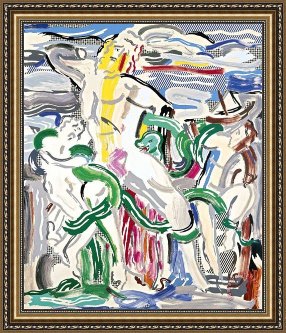 Roy Lichtenstein Laocoon Framed Print Roy Lichtenstein Laocoon Framed Print