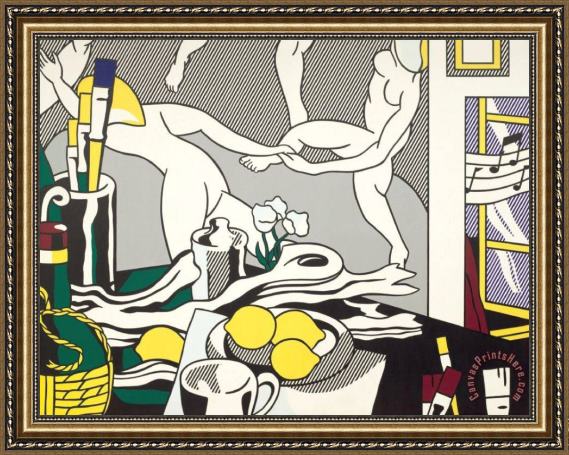 Roy Lichtenstein The Dance Framed Print Roy Lichtenstein The Dance Framed Print