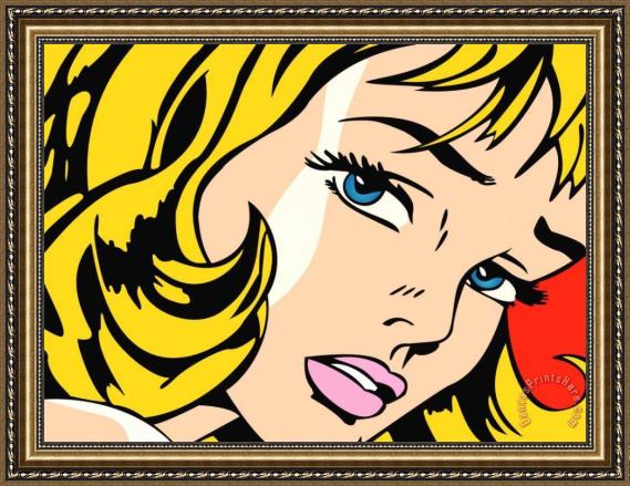 Roy Lichtenstein Vector Framed Print Roy Lichtenstein Vector Framed Print