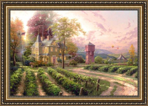 Thomas Kinkade Abundant Harvest Framed Print Thomas Kinkade Abundant Harvest Framed Print