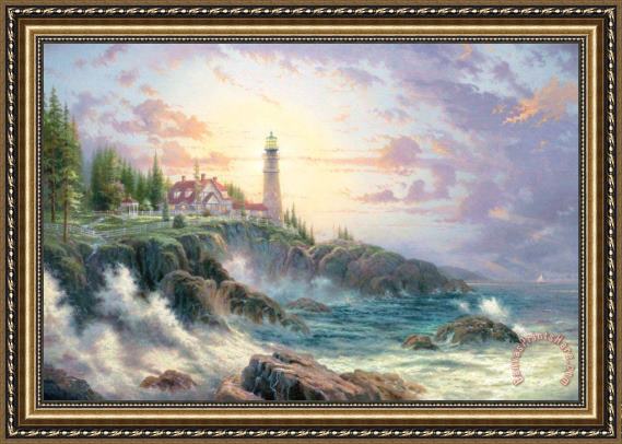 Thomas Kinkade Clearing Storms Framed Print Thomas Kinkade Clearing Storms Framed Print