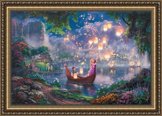 Thomas Kinkade Tangled Framed Print Thomas Kinkade Tangled Framed Print