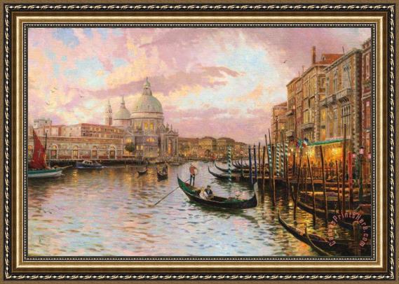Thomas Kinkade Venice Framed Print Thomas Kinkade Venice Framed Print