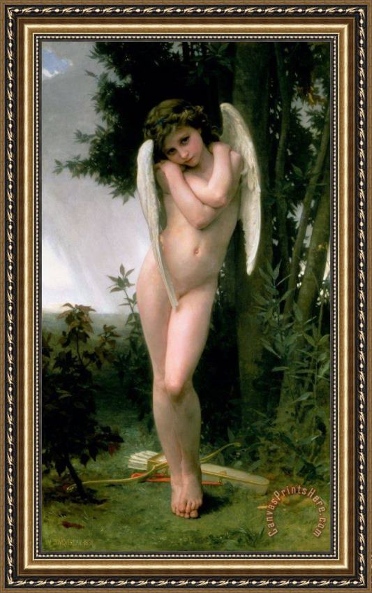 William Adolphe Bouguereau Cupidon Framed Print William Adolphe Bouguereau Cupidon Framed Print