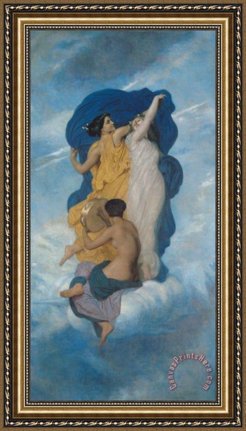 William Adolphe Bouguereau The Dance Framed Print William Adolphe Bouguereau The Dance Framed Print