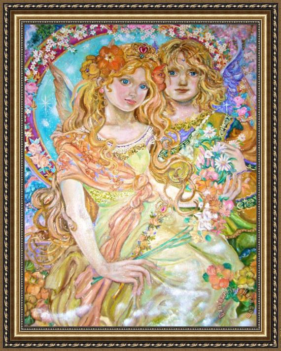 Yumi Sugai The Lovers of The Spring Angel Framed Print Yumi Sugai The Lovers of The Spring Angel Framed Print