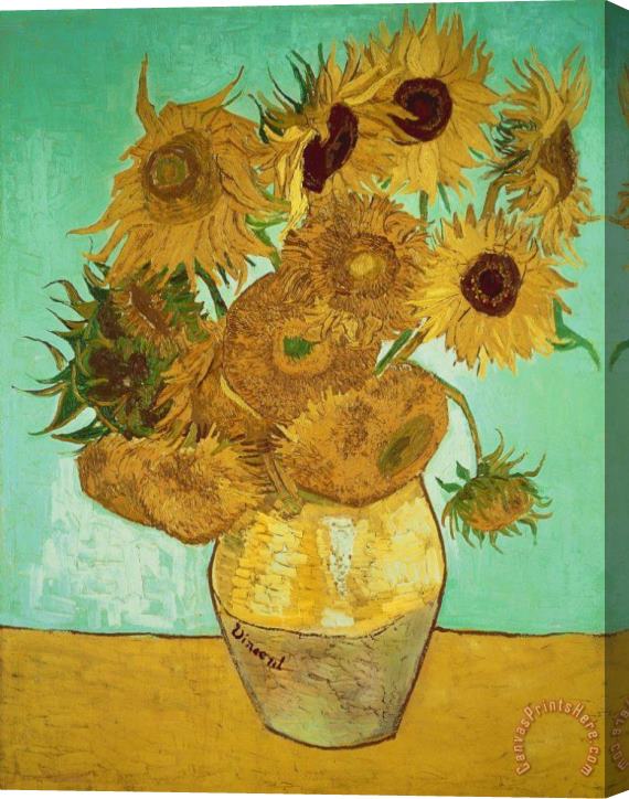 Vincent Van Gogh Sunflowers Stretched Canvas Painting / Canvas Art Vincent Van Gogh Sunflowers Stretched Canvas Painting / Canvas Art