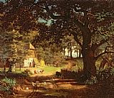 The House in the Woods by Albert Bierstadt