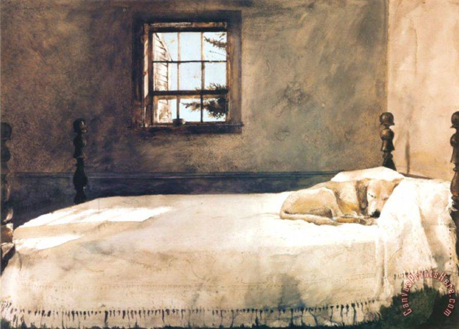 andrew wyeth master bedroom art print for sale