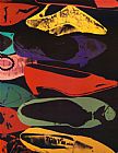 Andy Warhol - Shoes 1980 painting