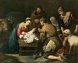 Bartolome Esteban Murillo - The Adoration of the Shepherds painting