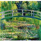 Claude Monet - The Waterlily Pond With The Japanese Bridge painting