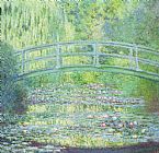 The Waterlily Pond with the Japanese Bridge by Claude Monet