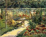 The Garden of Manet by Edouard Manet
