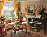 Foxwell - The Music Room painting